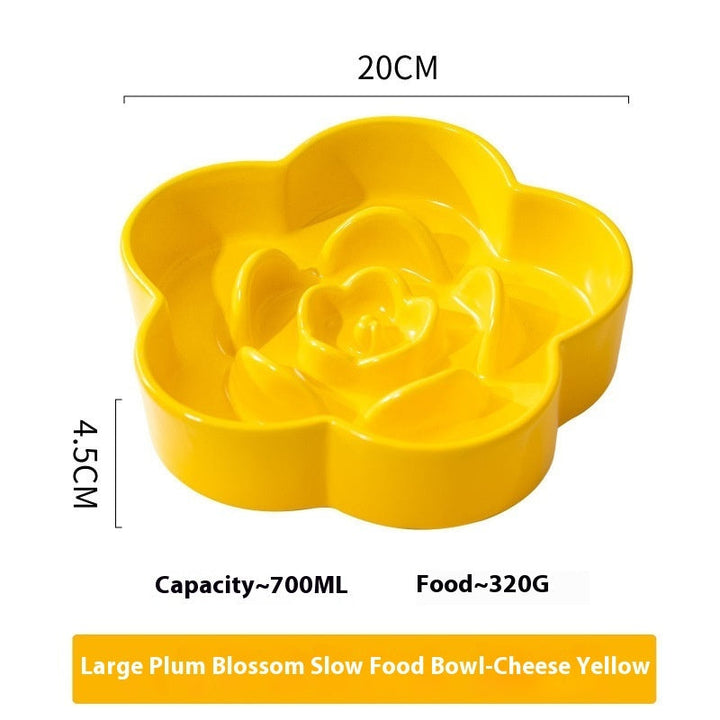 Elevate Your Pet's Dining Experience with Our Ceramic Slow Feed Pet Bowl