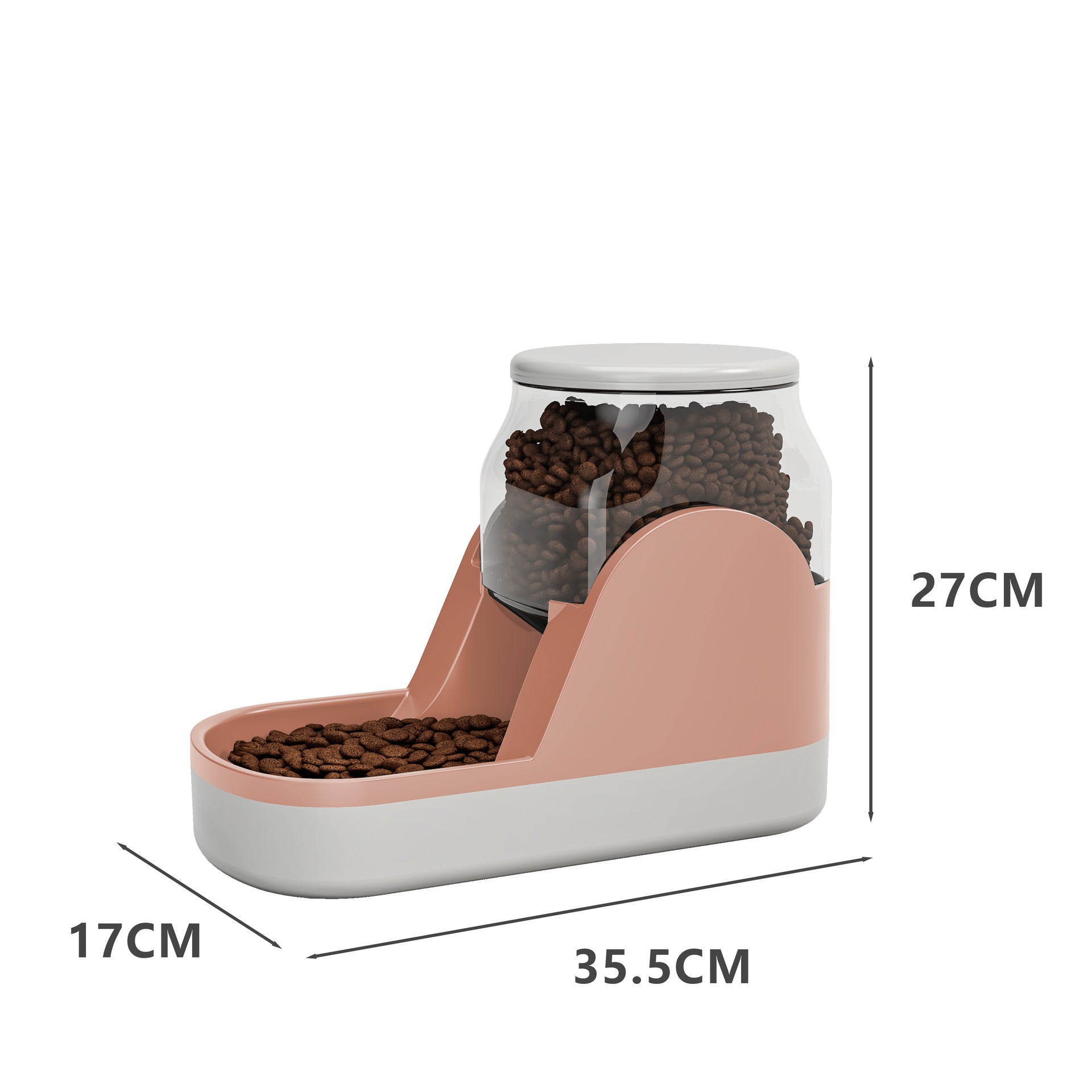 Automatic Pet Food And Water Dispenser Fountain